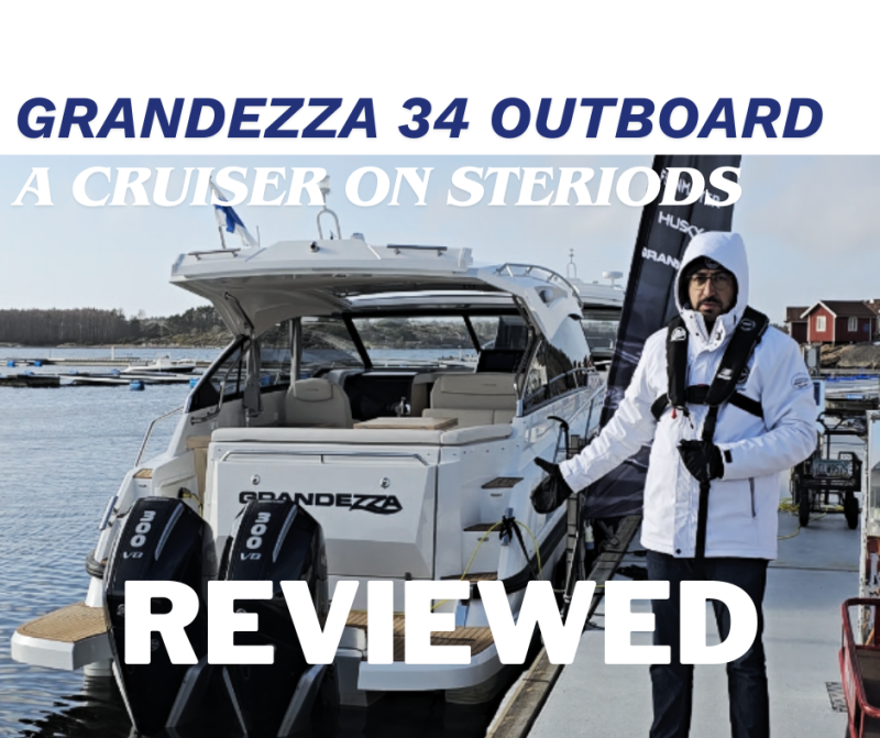 REVIEWED: Grandezza 34 Outboard: Scandinavian Cruiser, Sportsboat Pace
